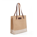 Promotional Gift Eco-Friendly Durable Reusable Jute Tote Bag with Customized Logo Printed